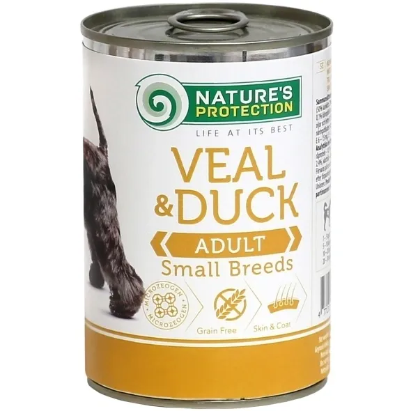 Adult dog food with veal & duck, highly digestible, supporting lean muscles and overall health