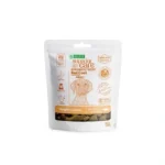 Grain-free, low-fat dog treats with herring for adult red-coated dogs, supporting weight control, skin, and coat